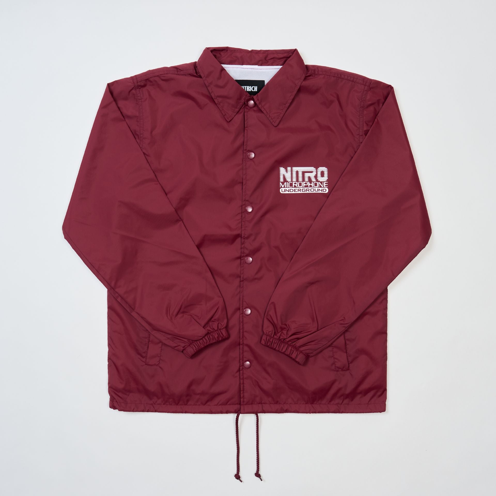 NMU COACH JACKT / BURGUNDY – NITRO MICROPHONE UNDERGROUND Official Shop