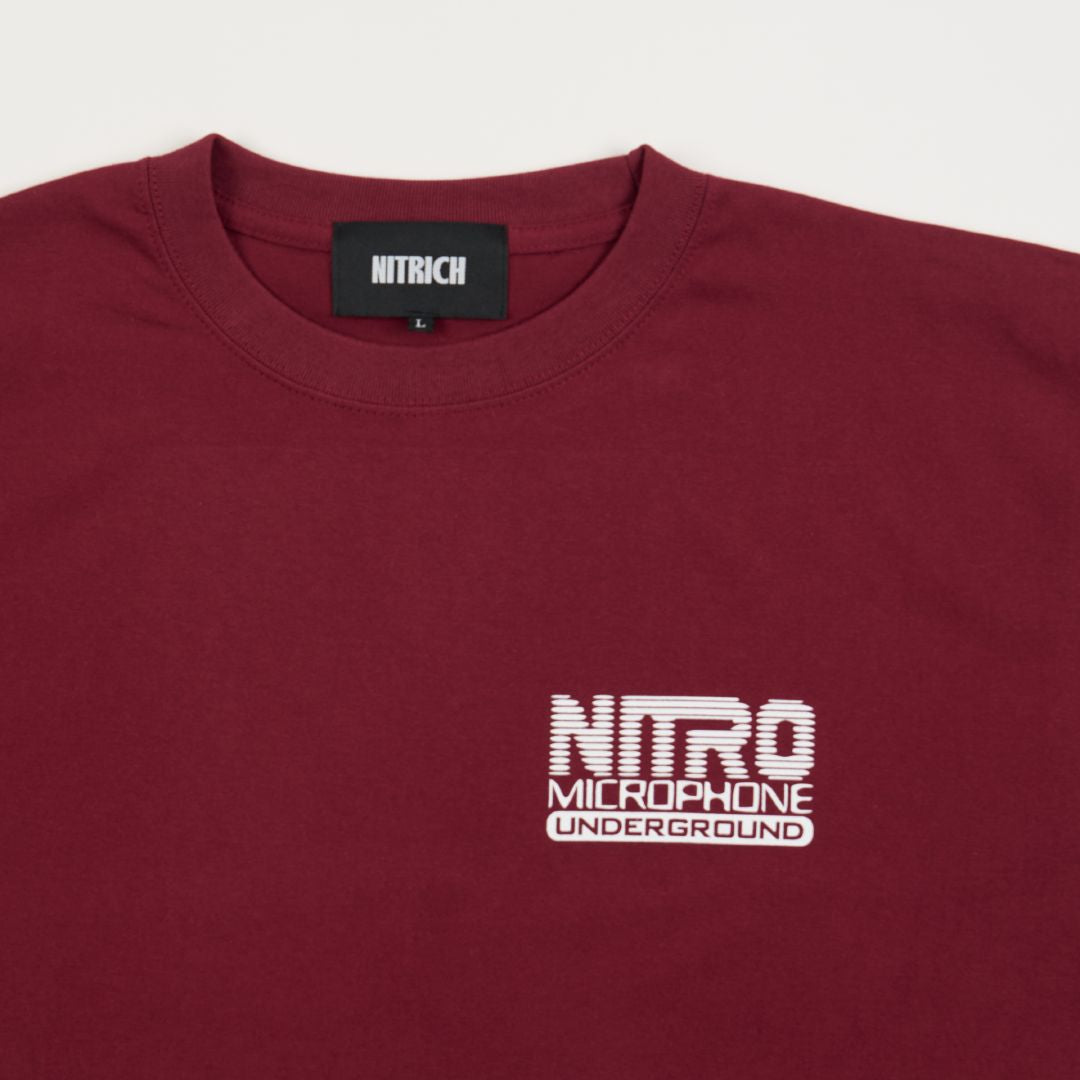 NMU LOGO TEE (TWO-SIDED PRINT) / MAROON