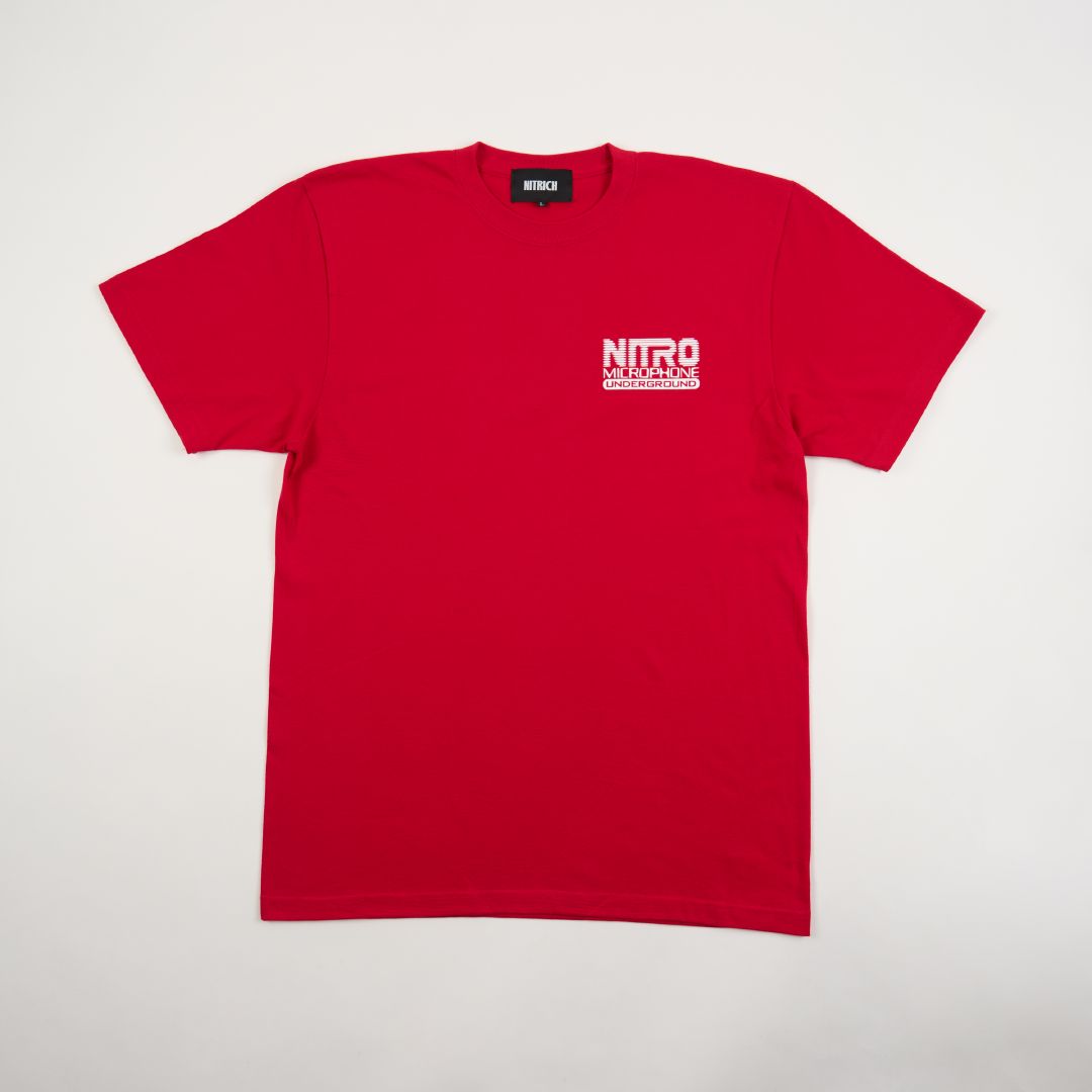 NMU LOGO TEE (TWO-SIDED PRINT) / RED