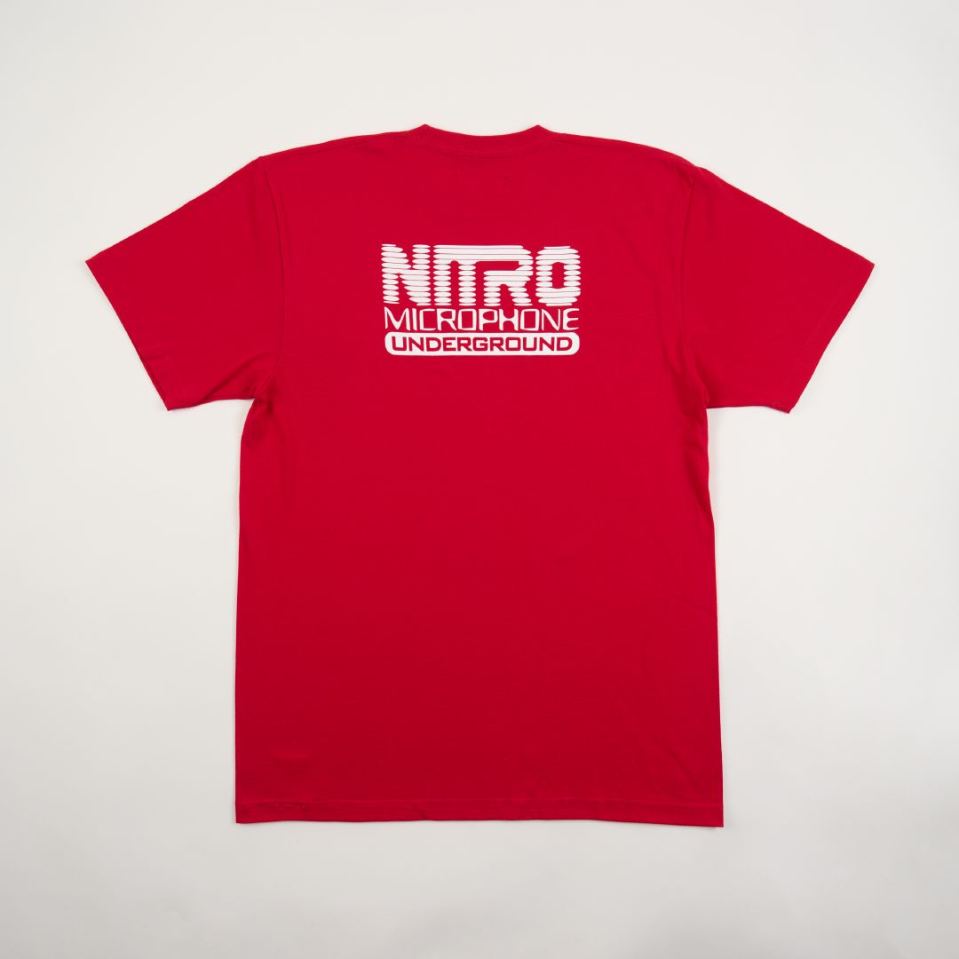 NMU LOGO TEE (TWO-SIDED PRINT) / RED
