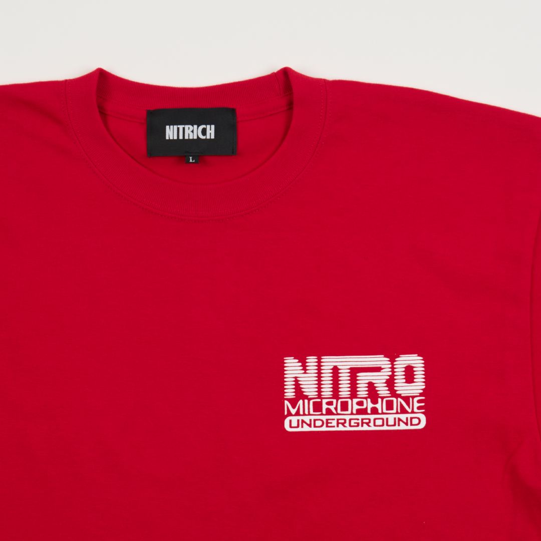 NMU LOGO TEE (TWO-SIDED PRINT) / RED