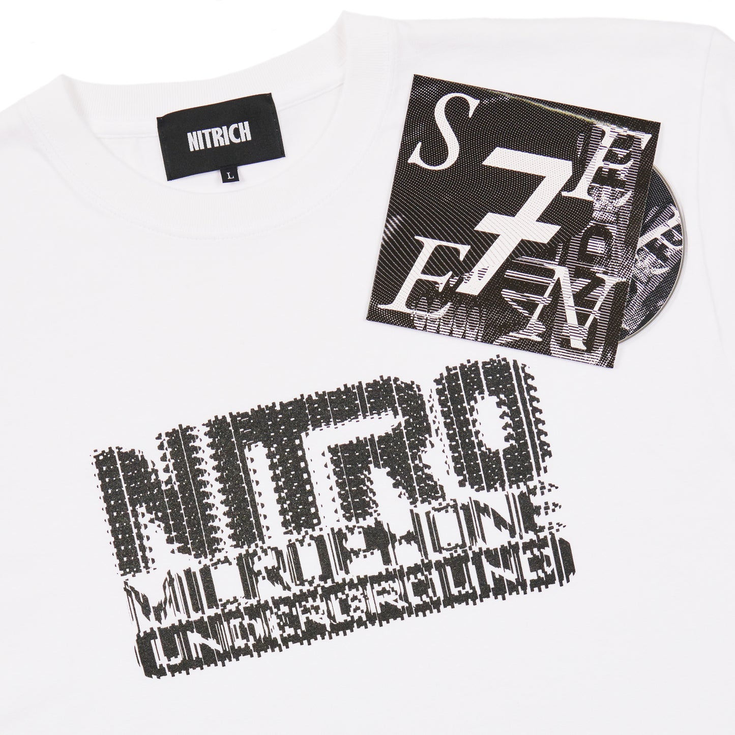 KOSUKE KAWAMURA × NITRO TEE with Album CD "SE7EN" / WHITE