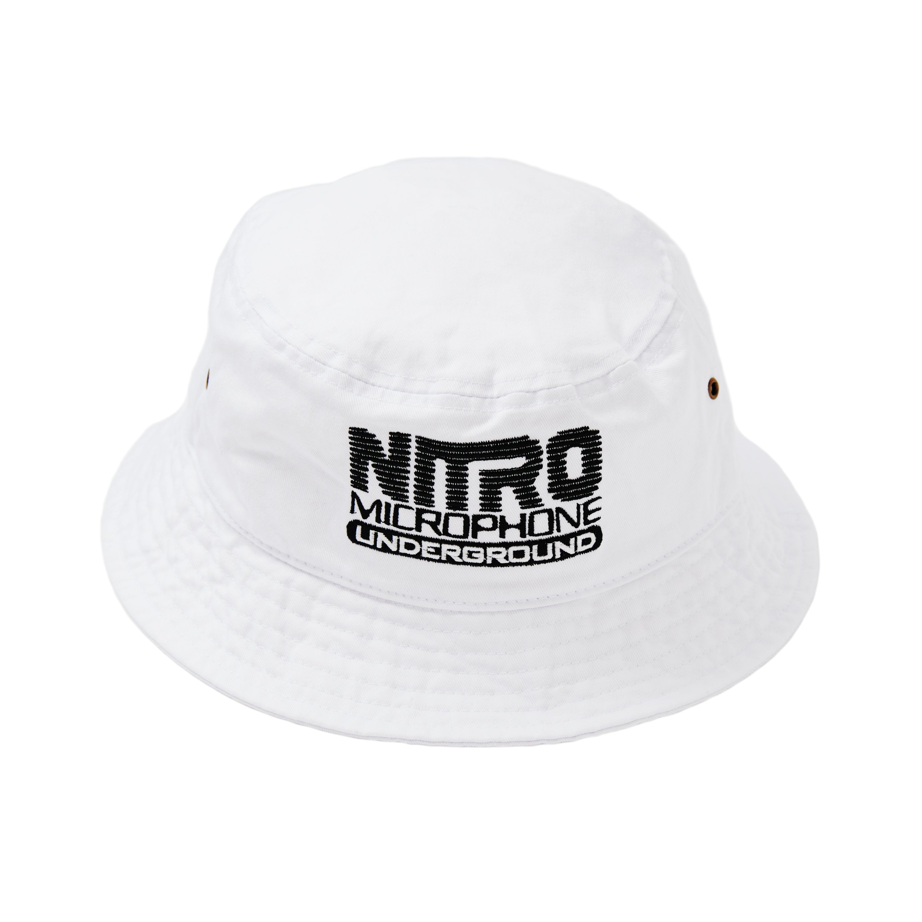 NMU BUCKET HAT / WHITE – NITRO MICROPHONE UNDERGROUND Official Shop