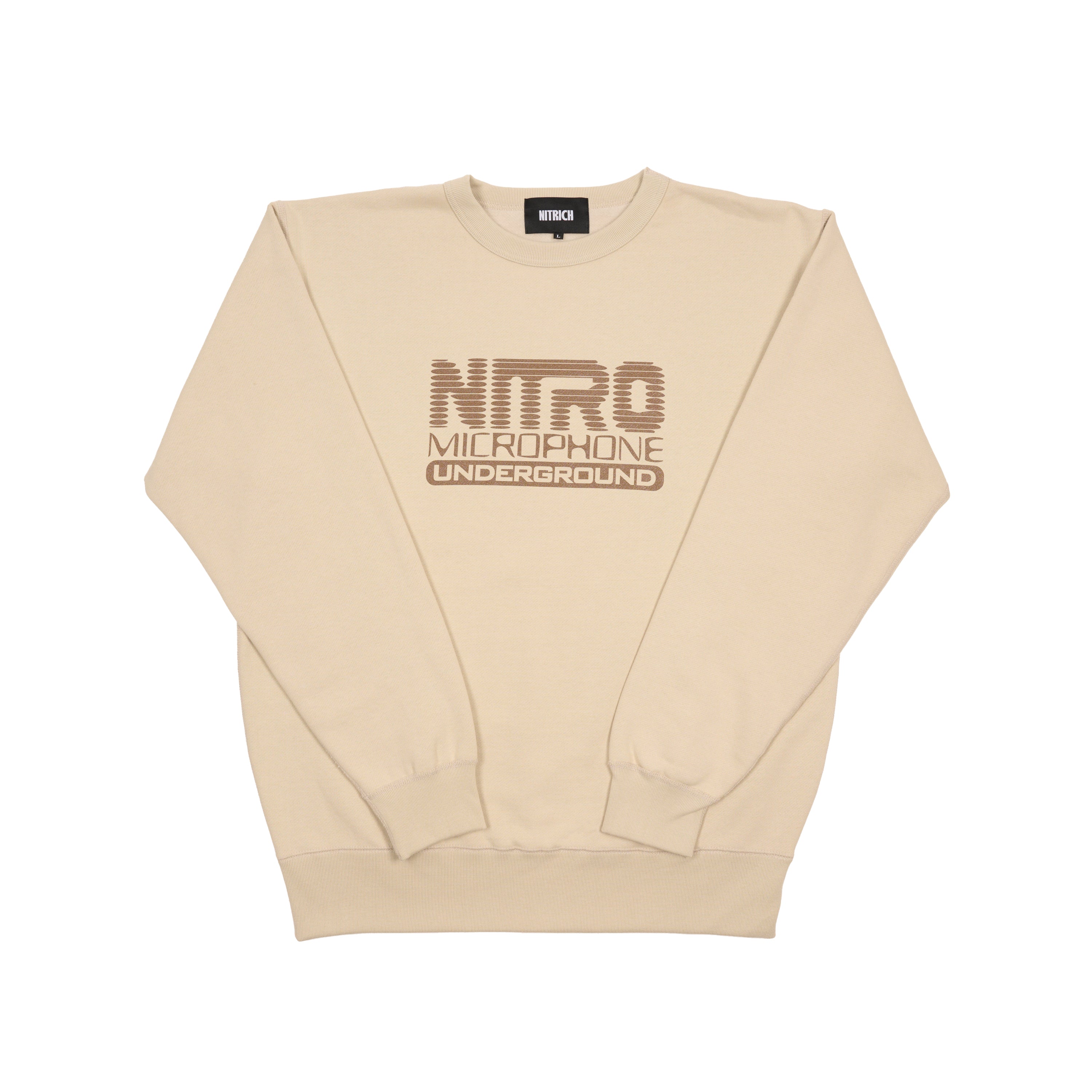 NMU LOGO SWEAT CREW / SAND