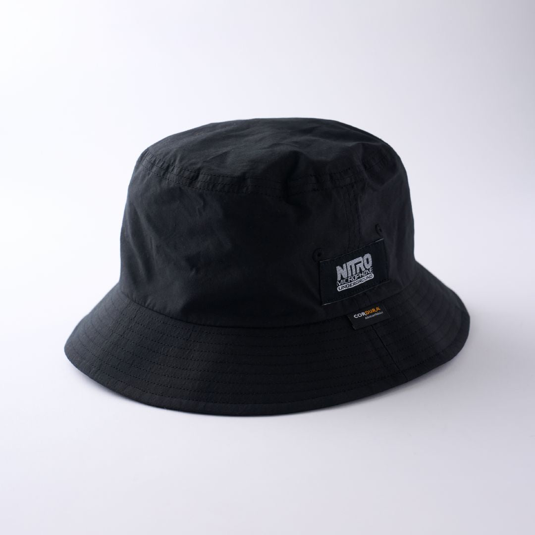 NMU CORDURA FABRIC CAMP BUCKET HAT / BLACK