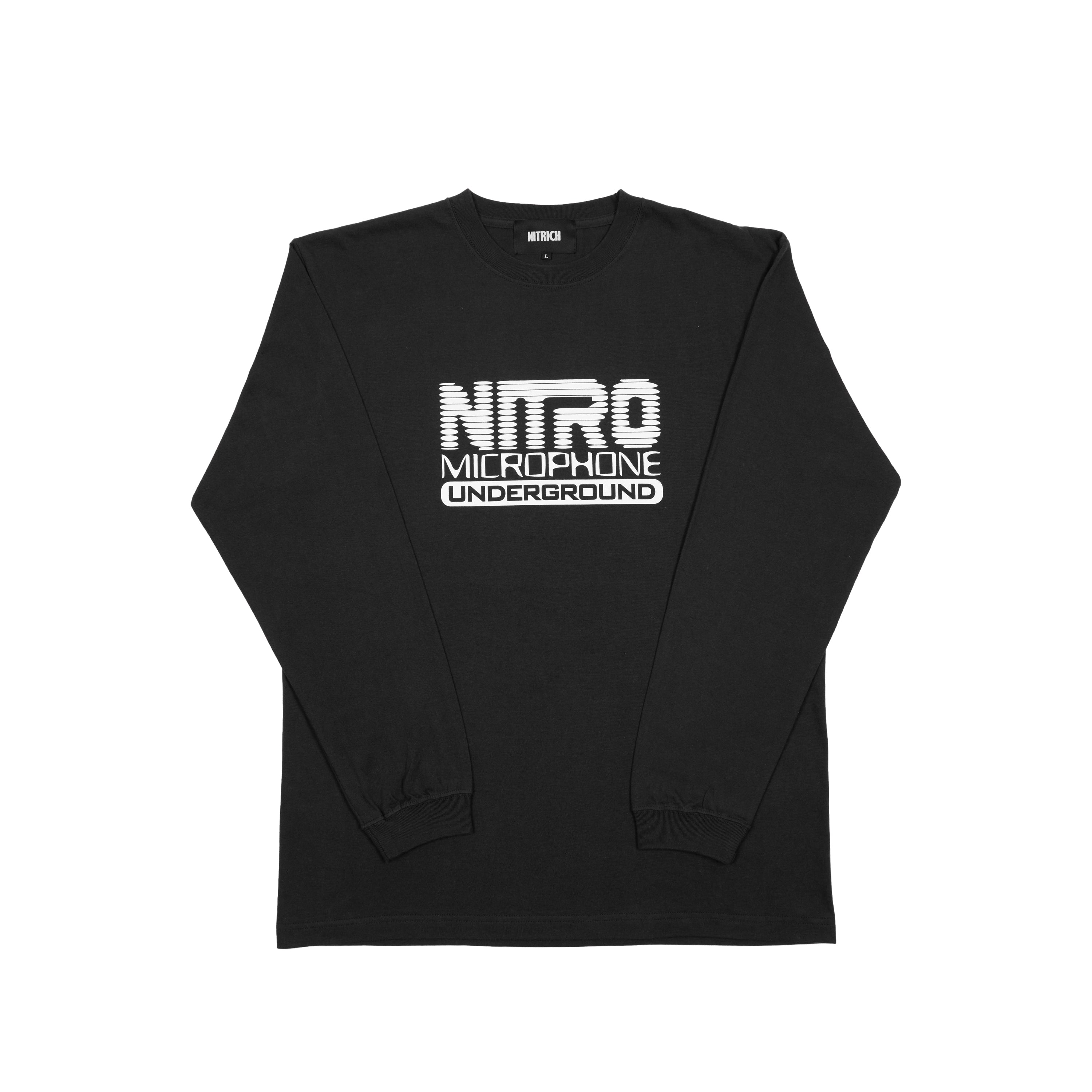 【NEW】NMU LOGO LS TEE / BLACK