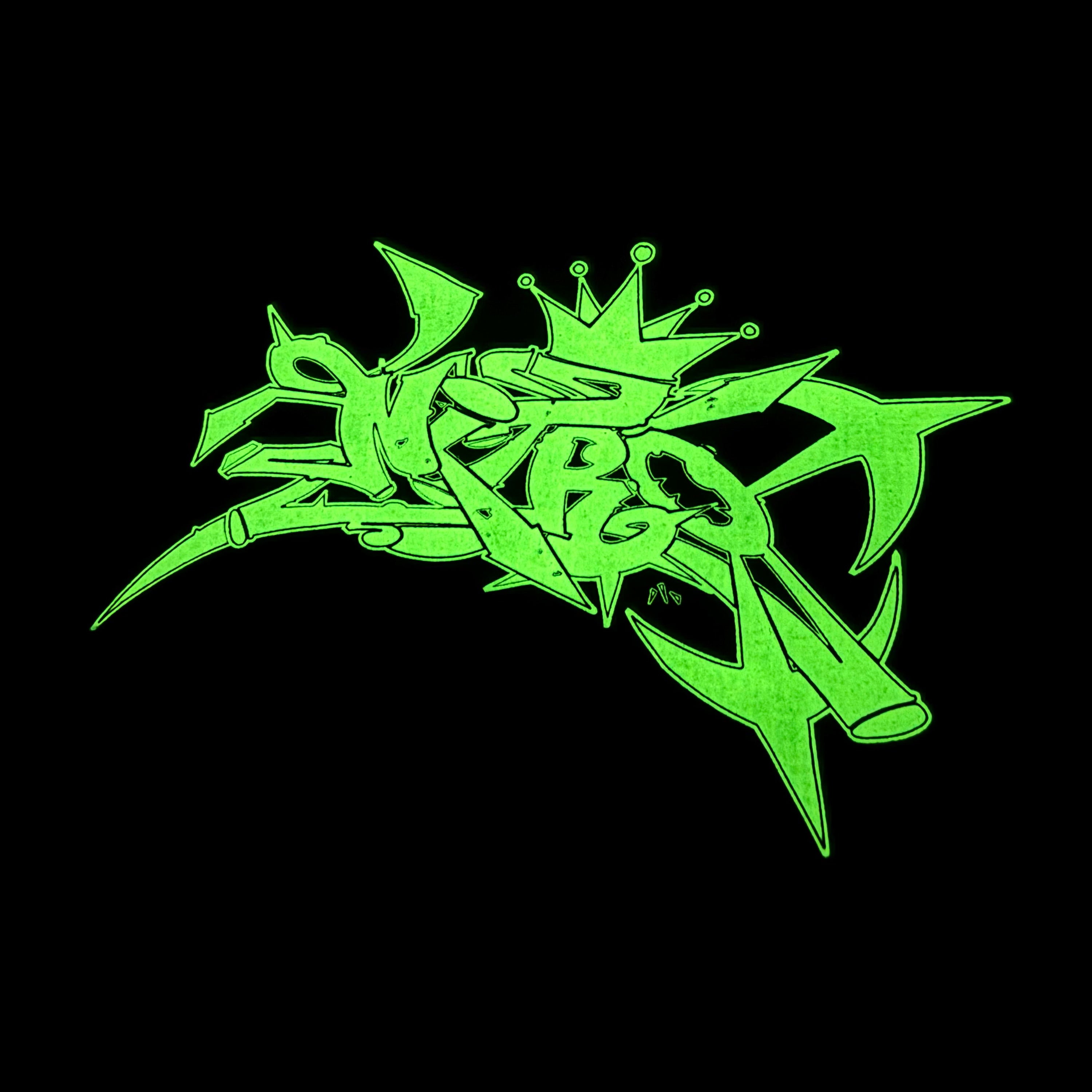 NMU PHASE2 TEE / BLK/GLOW IN THE DARK