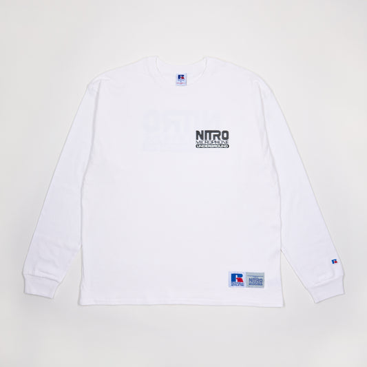 RUSSELL ATHLETIC × NMU LS TEE / WHITE