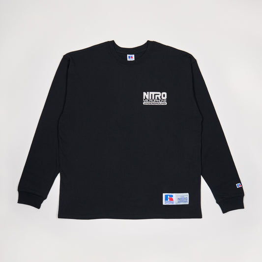 RUSSELL ATHLETIC × NMU LS TEE / BLACK