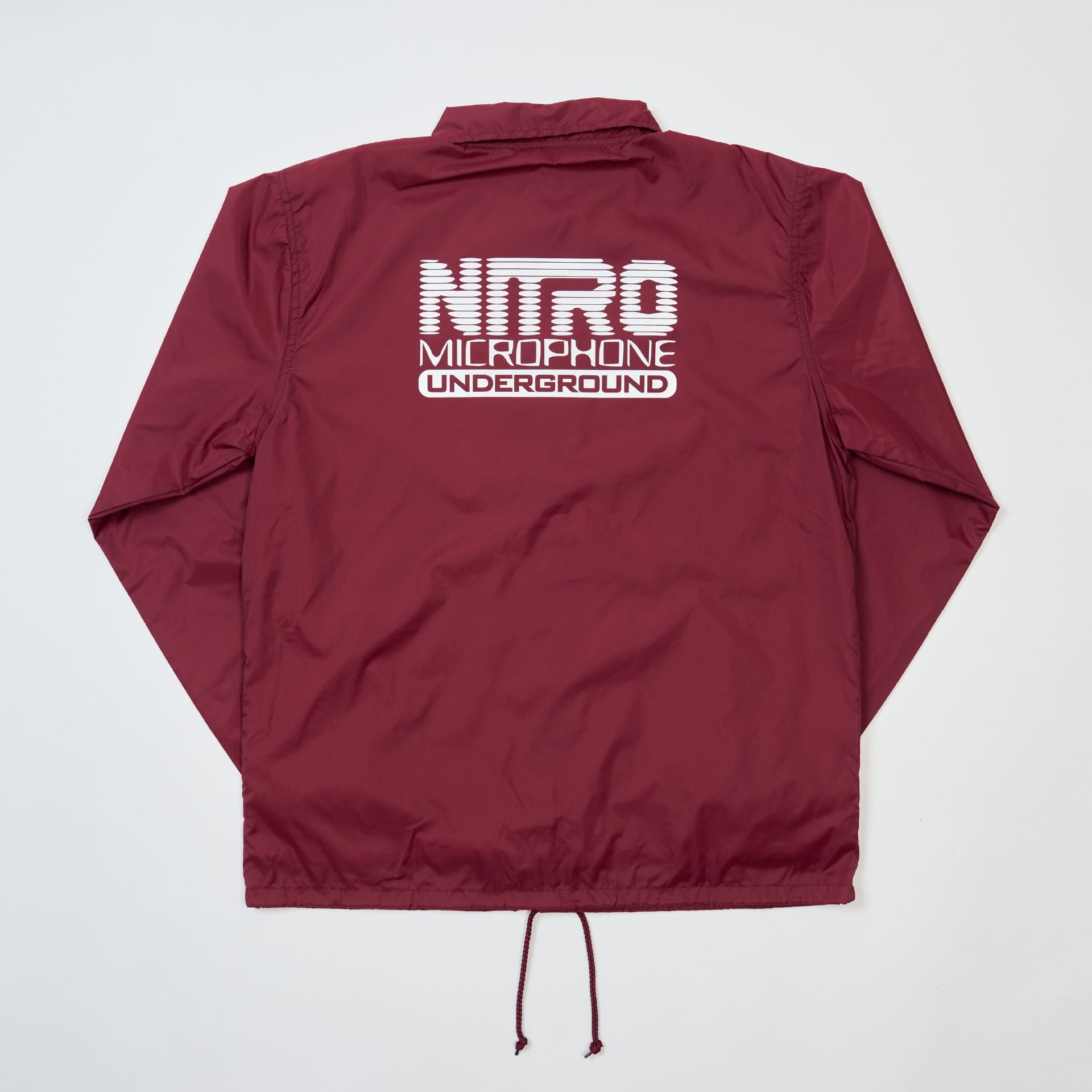 NMU COACH JACKT / BURGUNDY – NITRO MICROPHONE UNDERGROUND Official Shop