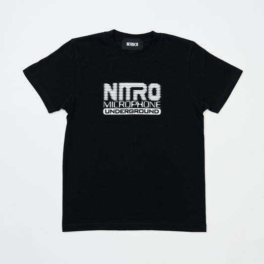 NMU LOGO KIDS TEE / BLACK/WHITE