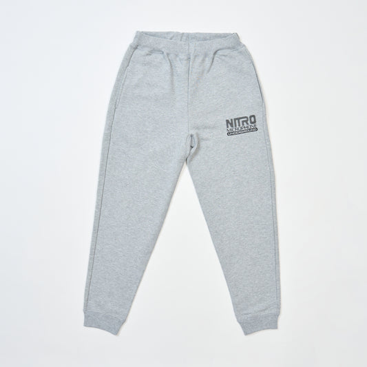 NMU LOGO KIDS SWEAT PANTS / GRAY/BLACK