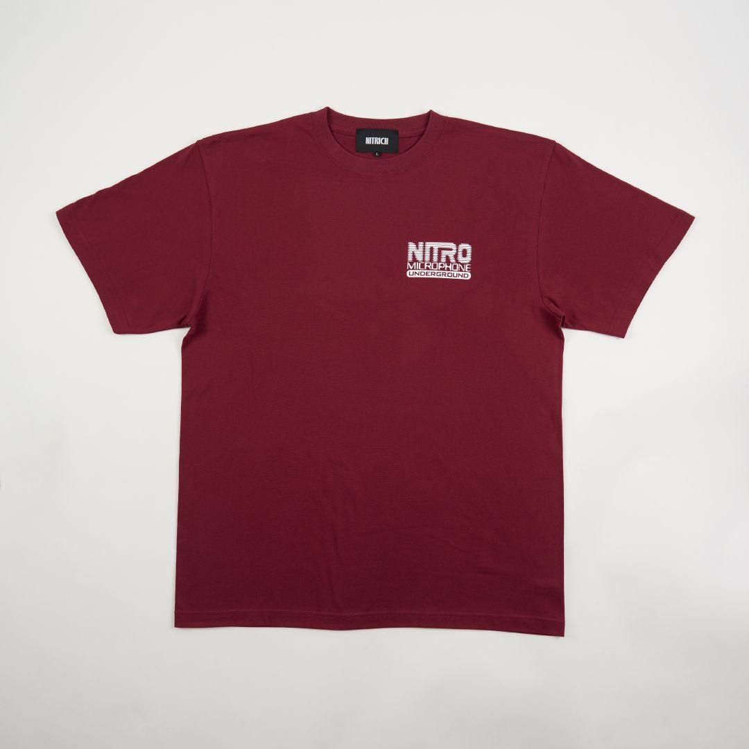 NMU LOGO TEE (TWO-SIDED PRINT) / MAROON