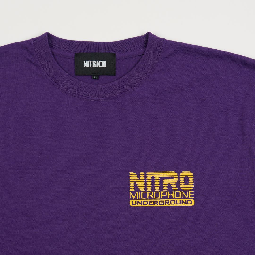NMU LOGO TEE (TWO-SIDED PRINT) / PURPLE