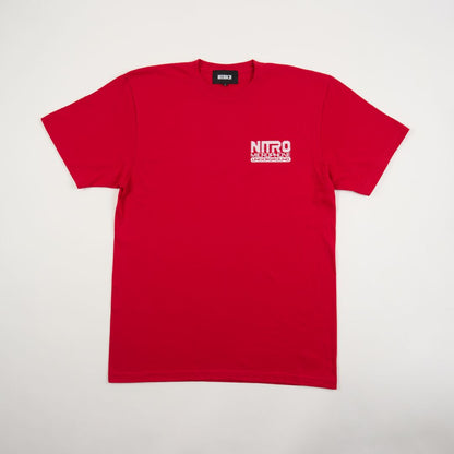 NMU LOGO TEE (TWO-SIDED PRINT) / RED