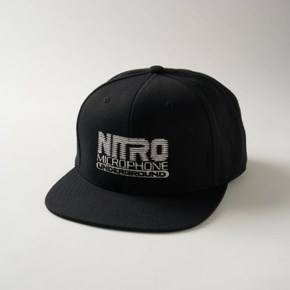 NMU LOGO FLAT VISOR SNAPBACK CAP / BLACK