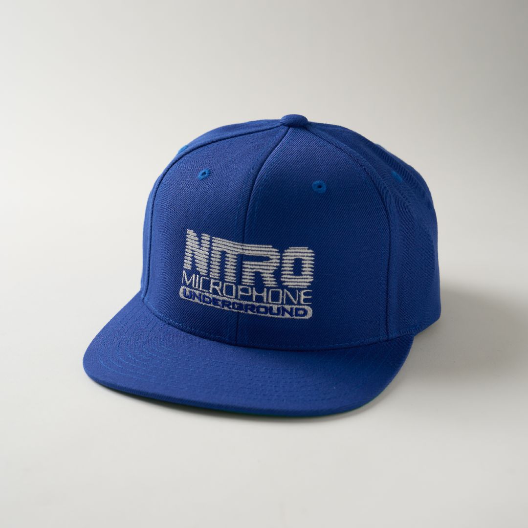 NMU LOGO FLAT VISOR SNAPBACK CAP（COLOR） / ROYAL