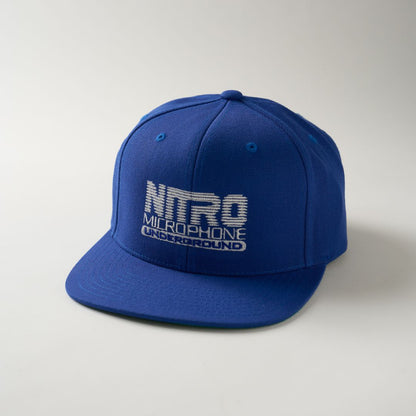 NMU LOGO FLAT VISOR SNAPBACK CAP（COLOR） / ROYAL