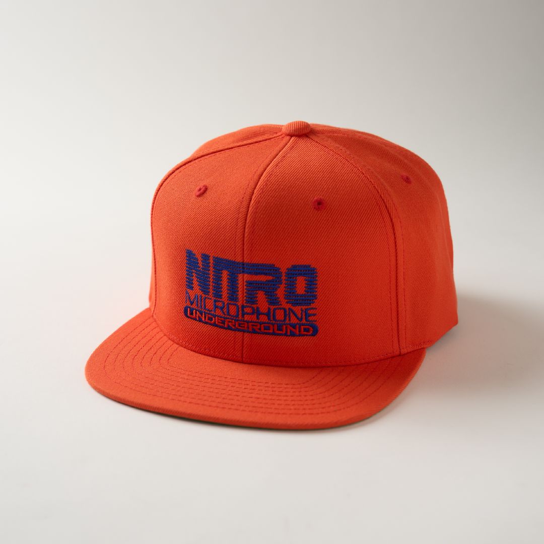 NMU LOGO FLAT VISOR SNAPBACK CAP（COLOR） / ORANGE