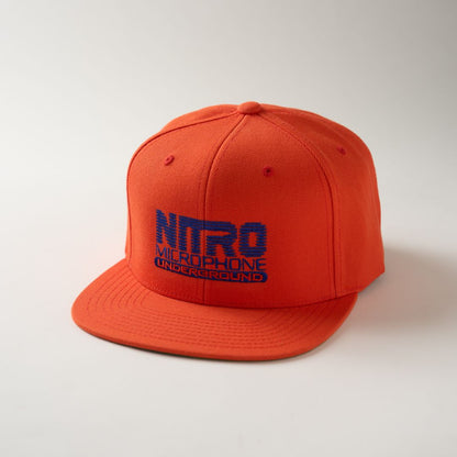 NMU LOGO FLAT VISOR SNAPBACK CAP（COLOR） / ORANGE