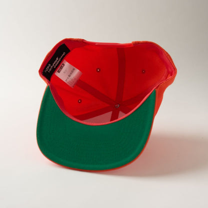 NMU LOGO FLAT VISOR SNAPBACK CAP（COLOR） / ORANGE
