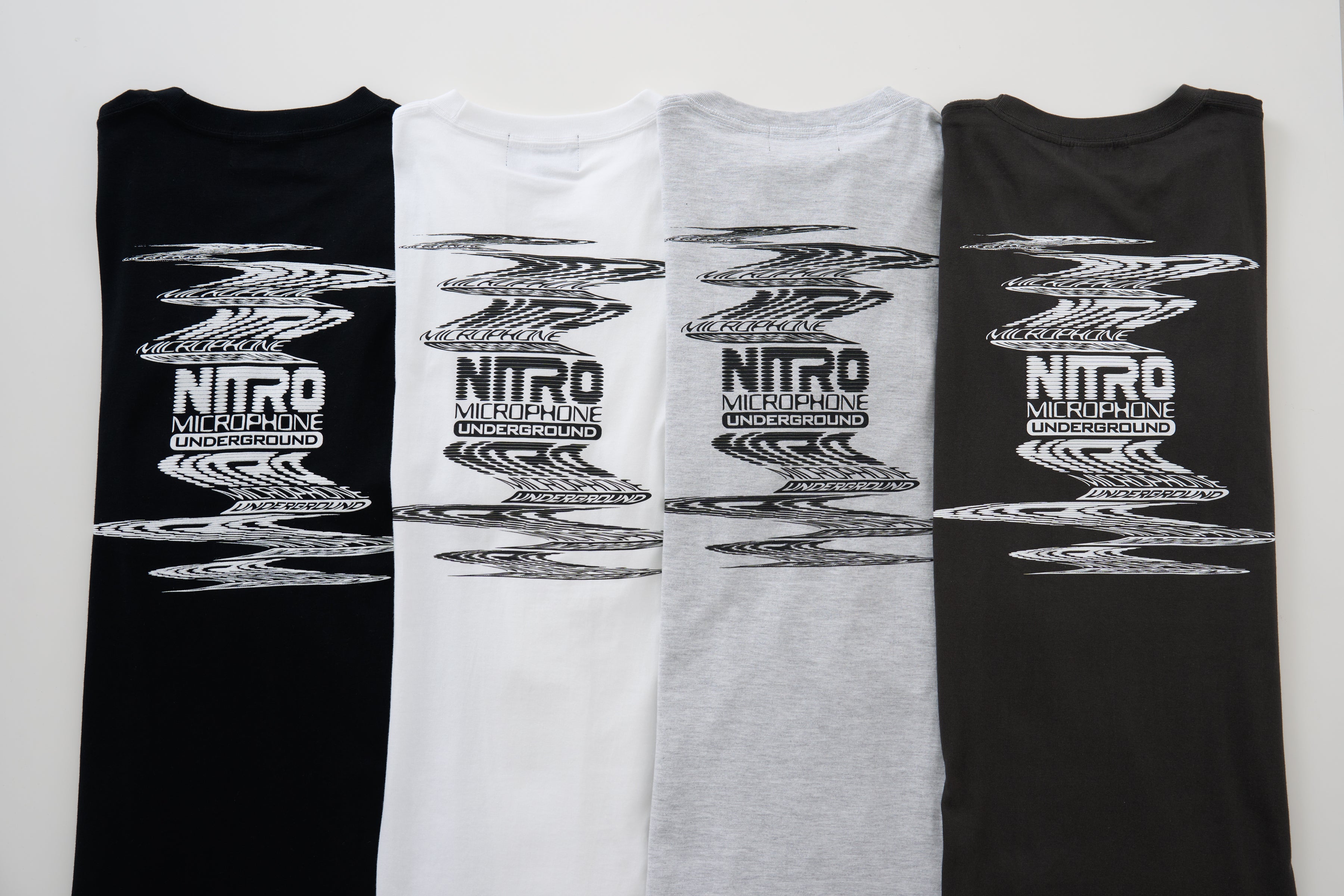 NMU LOGO WAVE TEE – NITRO MICROPHONE UNDERGROUND Official Shop