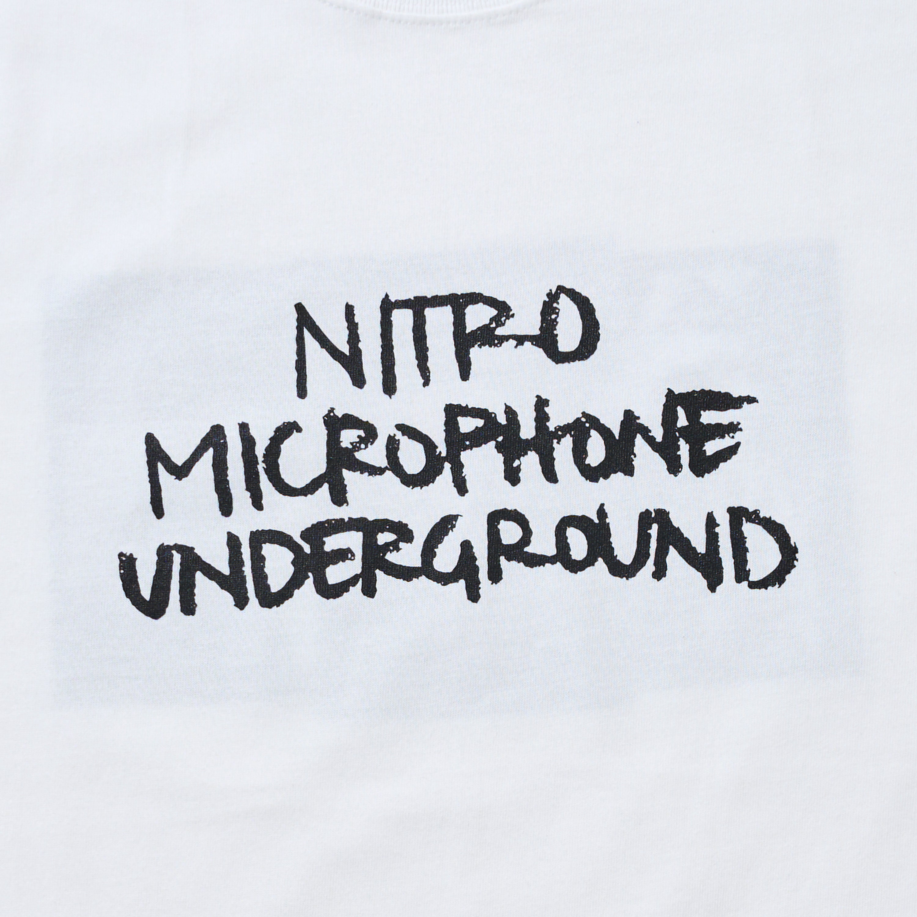 NMU B+ TEE / WHITE – NITRO MICROPHONE UNDERGROUND Official Shop