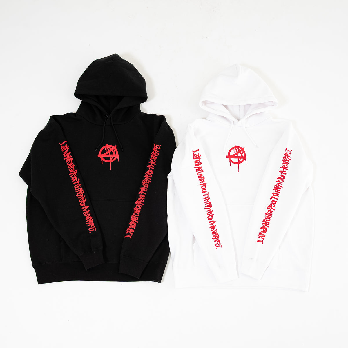 RAIDBACK FABRIC × NMU LA TORA JACKSON THIRTEEN HEARTS. "D'EVILS D’RIPS” HOODIE (NMU Limited)