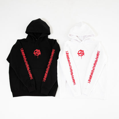 RAIDBACK FABRIC × NMU LA TORA JACKSON THIRTEEN HEARTS. "D'EVILS D’RIPS” HOODIE (NMU Limited)