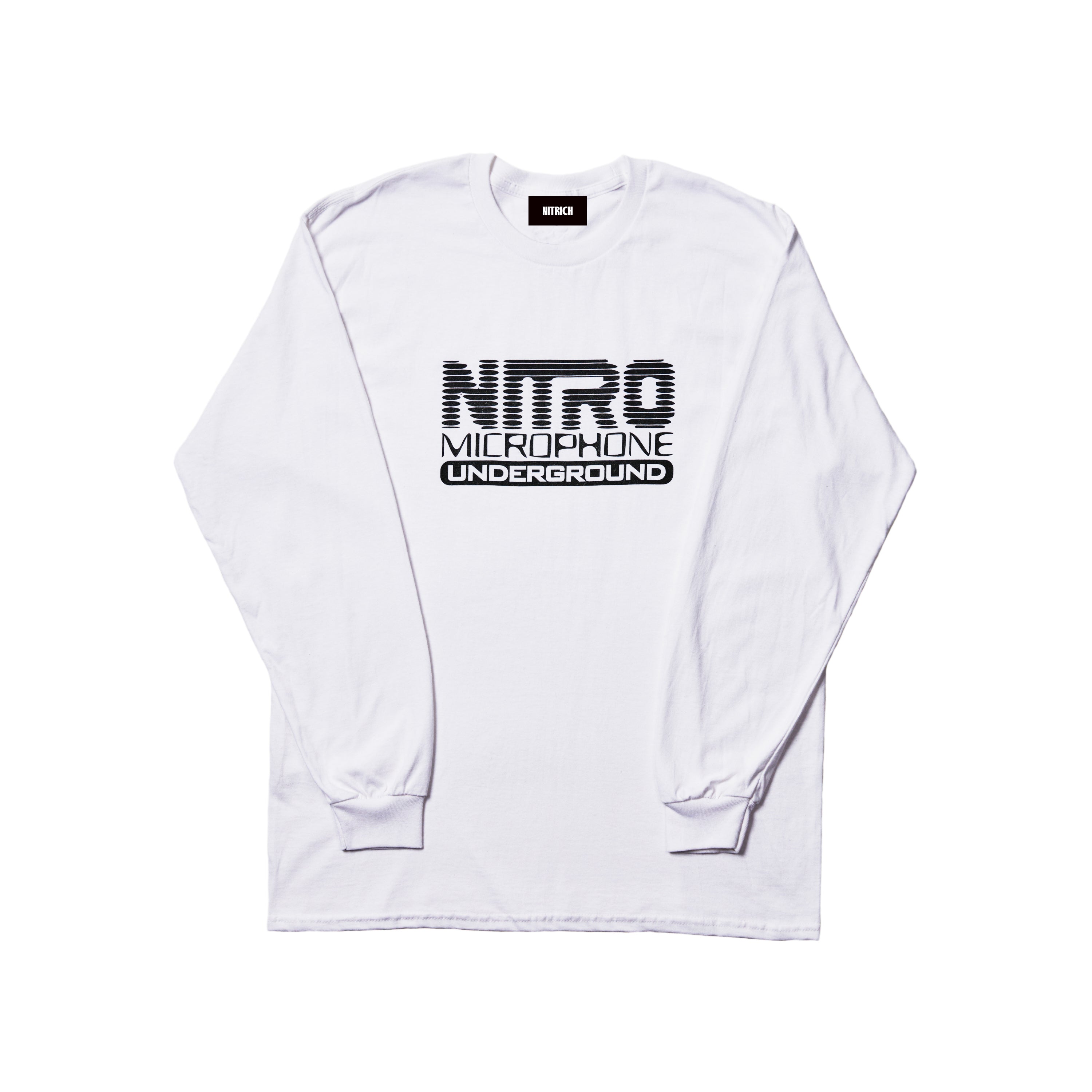 NMU LOGO LS TEE / WHITE