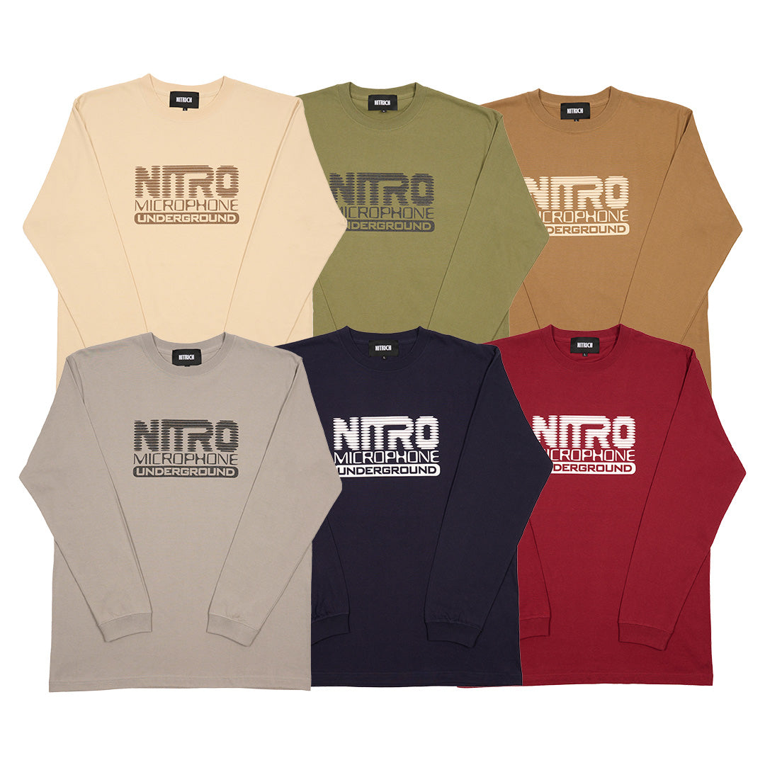 NMU LOGO LS TEE / SAND BEIGE