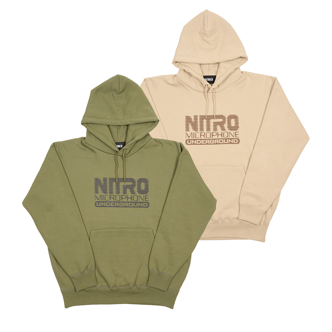 NMU LOGO SWEAT HOODIE / OLIVE