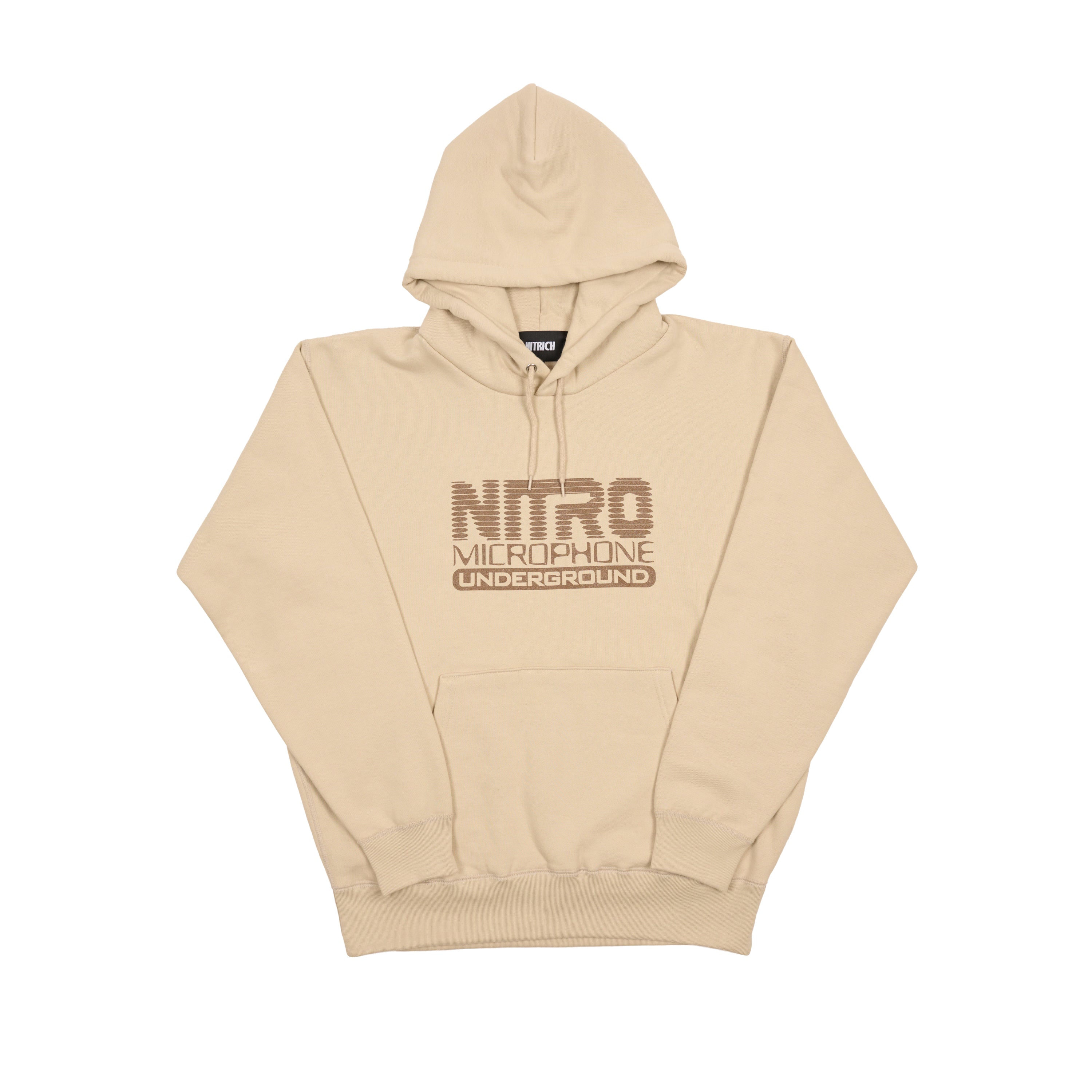 nitro microphone underground logo hoodie