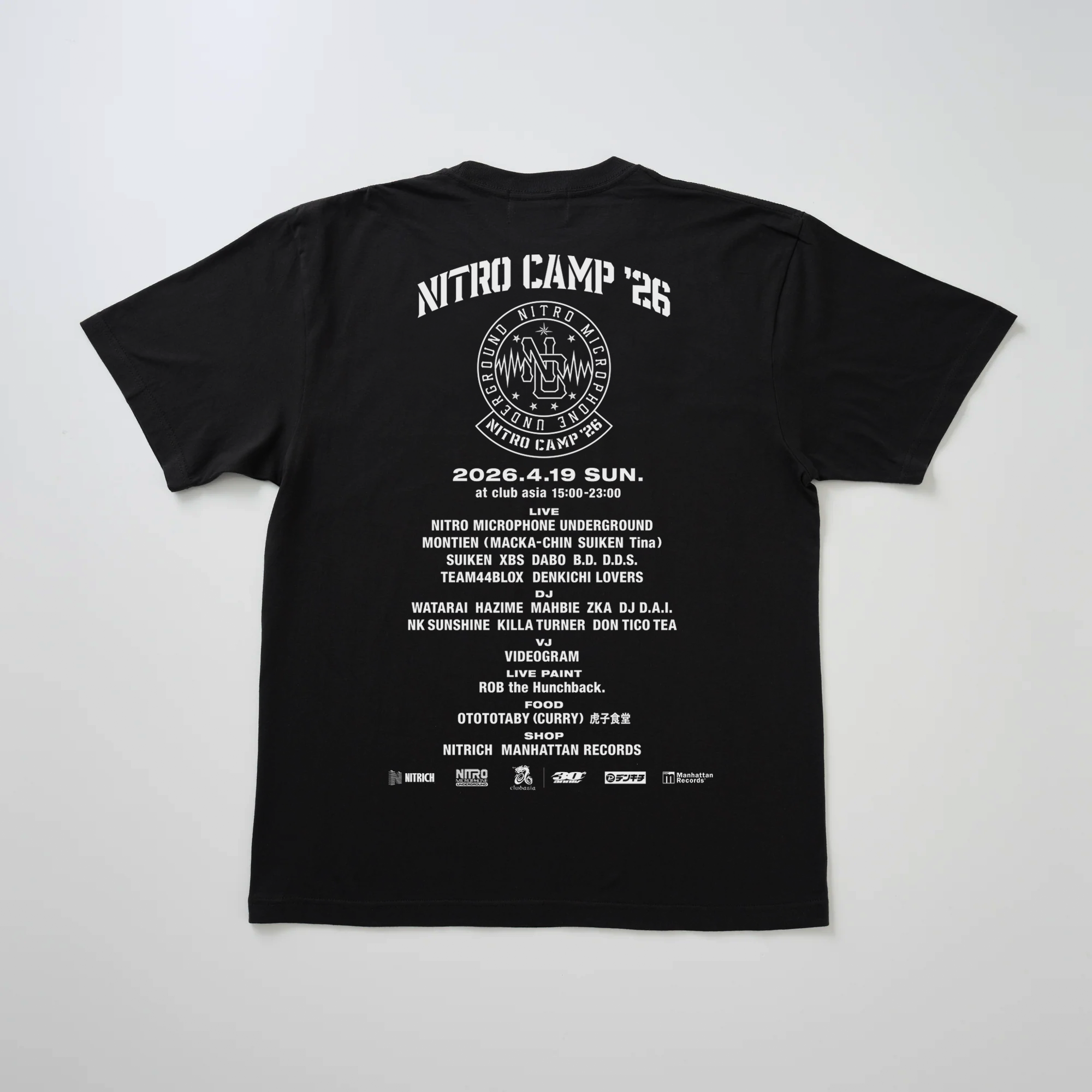NITRO CAMP '26 TEE – NITRO MICROPHONE UNDERGROUND Official Shop
