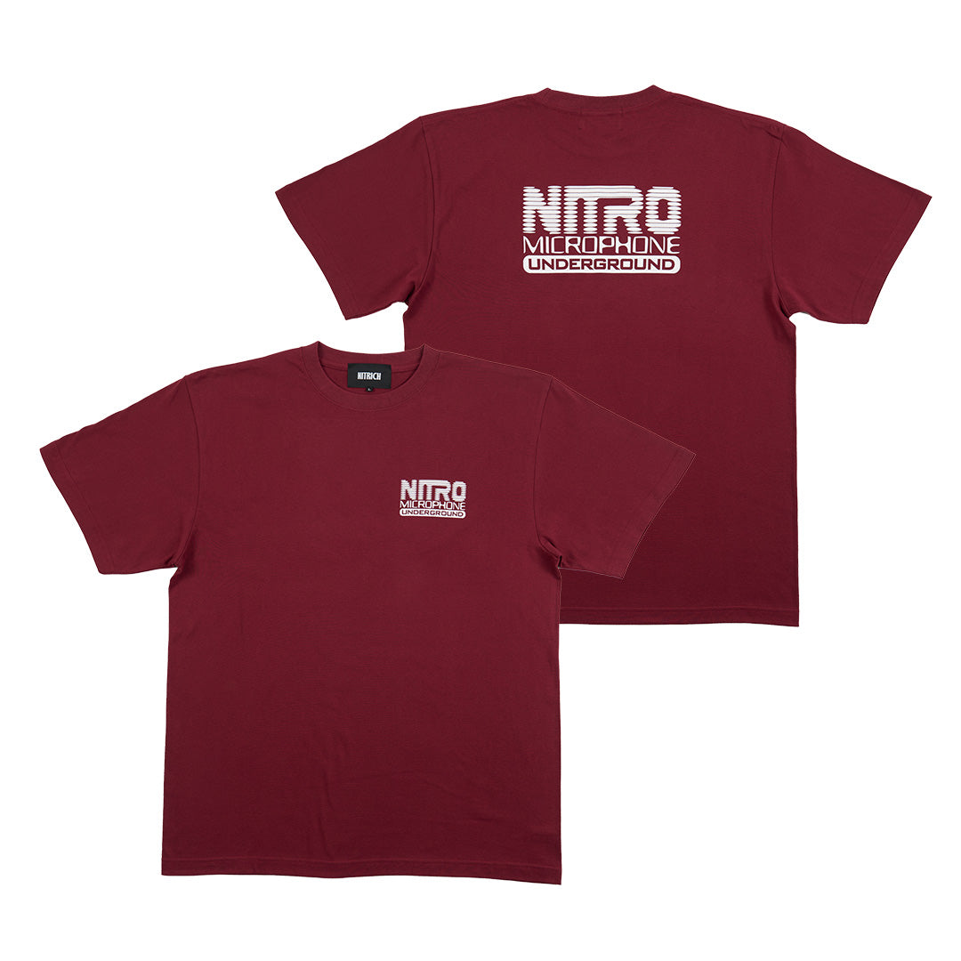 NMU LOGO TEE (TWO-SIDED PRINT) / MAROON