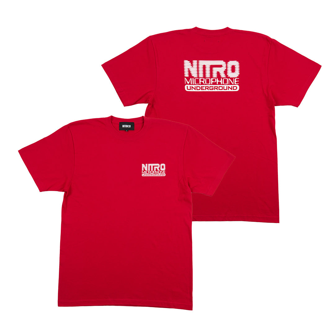 NMU LOGO TEE (TWO-SIDED PRINT) / RED