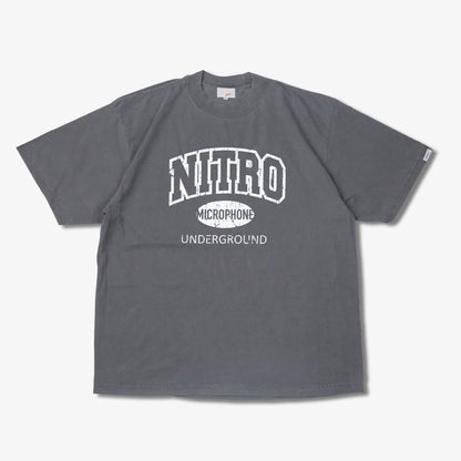 Raidback Fabric × Nitro Microphone Underground "24/7"≪2106≫ Pigment Dye Crack Ink Tee