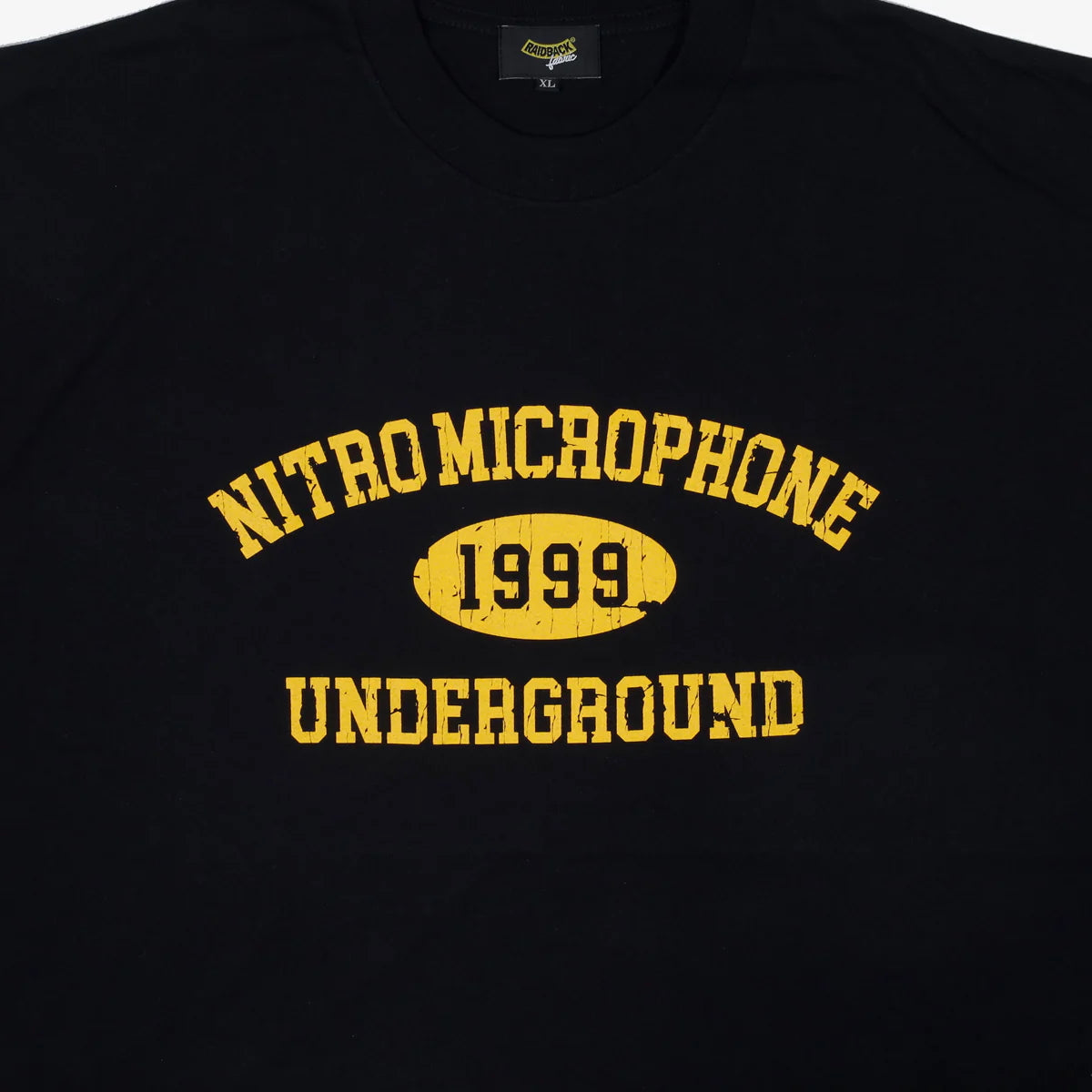 Raidback Fabric × Nitro Microphone Underground "90's Background" Tee