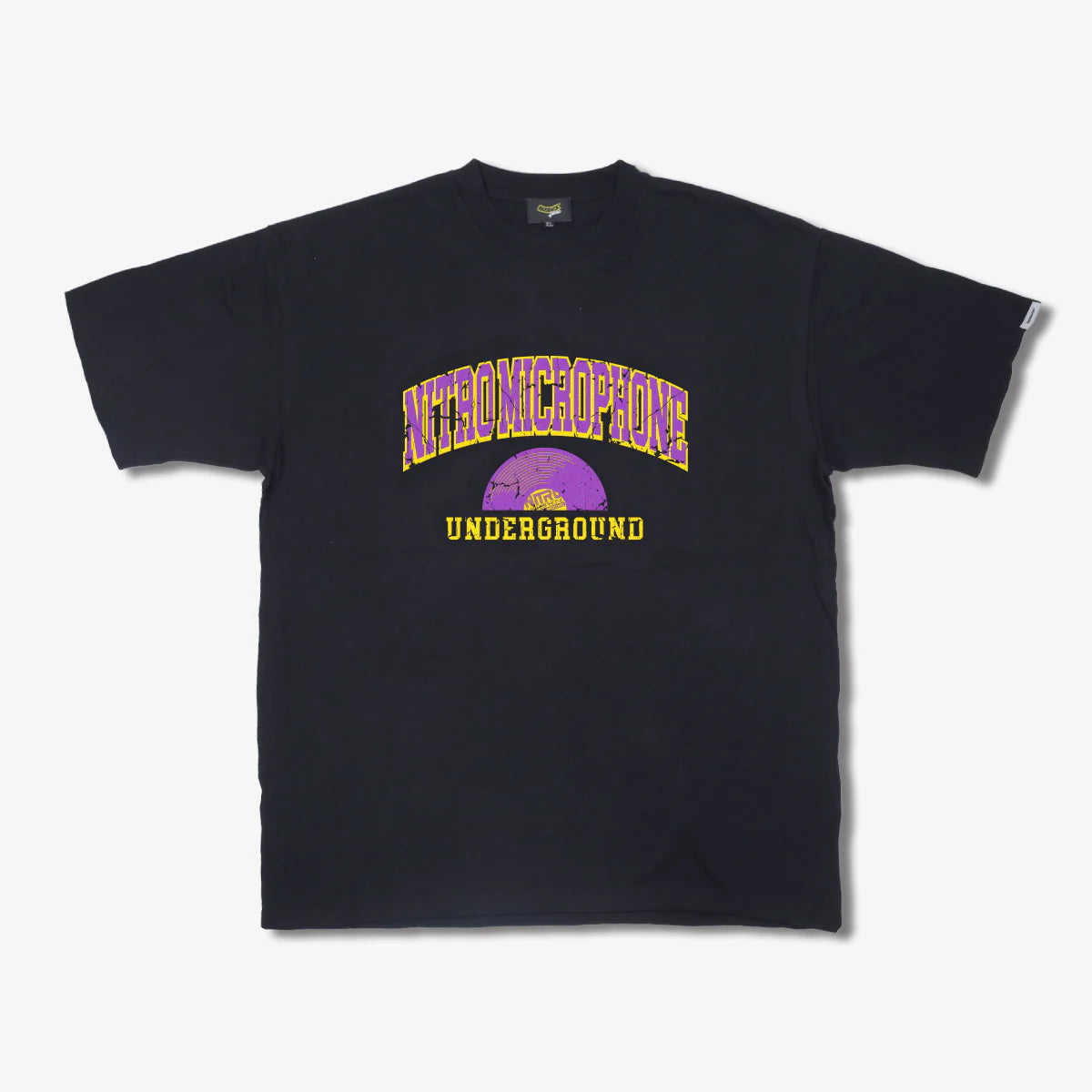 raidback fabric Nitro Microphone Underground "Vinyl" Tee Side A -Make Some Noise Collection III-