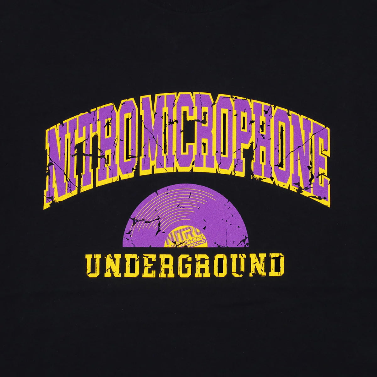 raidback fabric Nitro Microphone Underground "Vinyl" Tee Side A -Make Some Noise Collection III-