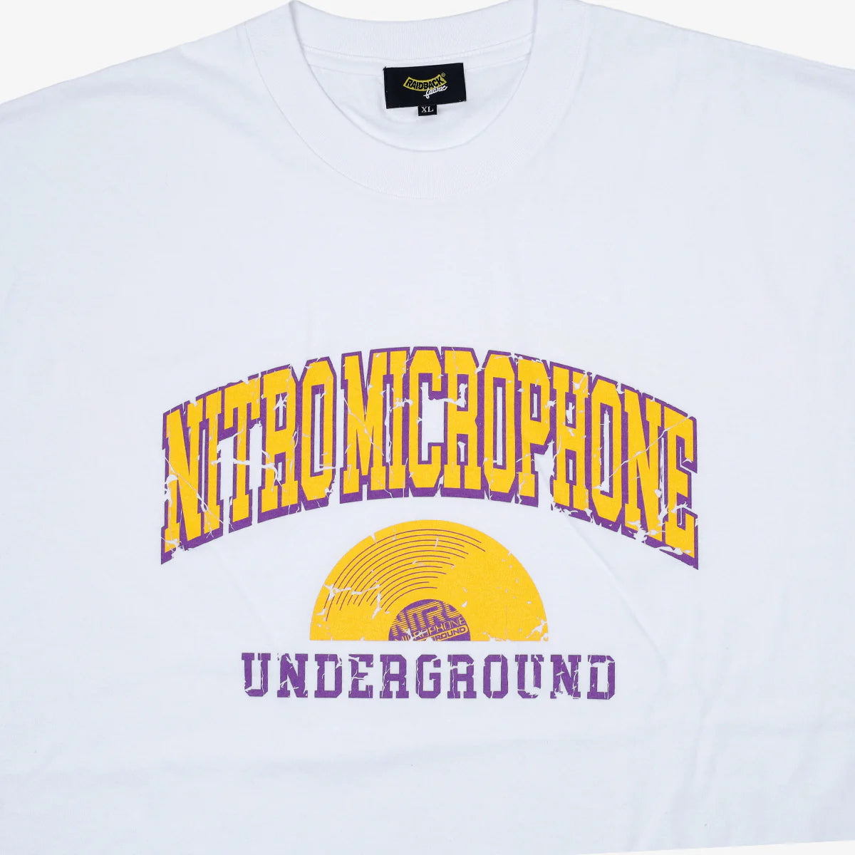 raidback fabric Nitro Microphone Underground "Vinyl" Tee Side A -Make Some Noise Collection III-